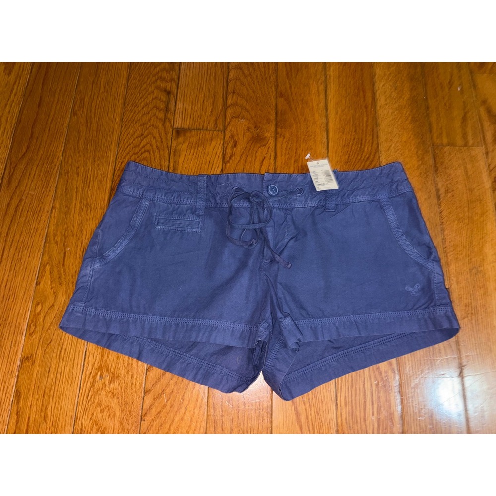 NWOT 💜American Eagle Outfitters Navy Blue Drawstring Cotton Shorts